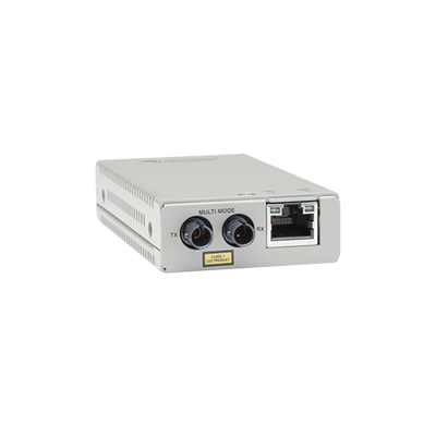 Convertidor de medios fast ethernet a fibra óptica, conector ST, multimodo (MMF), distancia hasta 2 km
