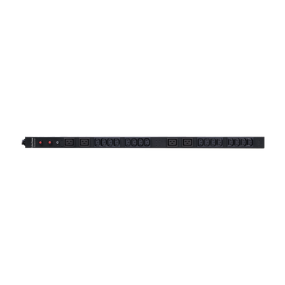 PDU Básico para Distribución de Energía, Entrada 200-230 Vca NEMA L6-30P, Con 16 Tomas C13 y 4 C19, de Instalación Vertical, 30 Amp, 220 Vca