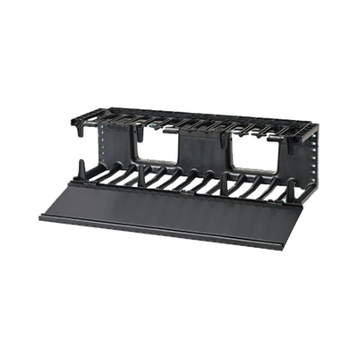 Organizador de Cables Horizontal NetManager, Sencillo (Solo Frontal), Para Rack de 19in, 3UR