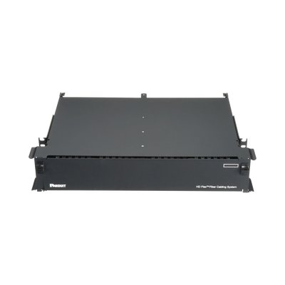 Panel de Distribución de Fibra Óptica, Acepta 12 Cassettes HD Flex™ y 144 Fibras por UR, Hasta, 2 UR 