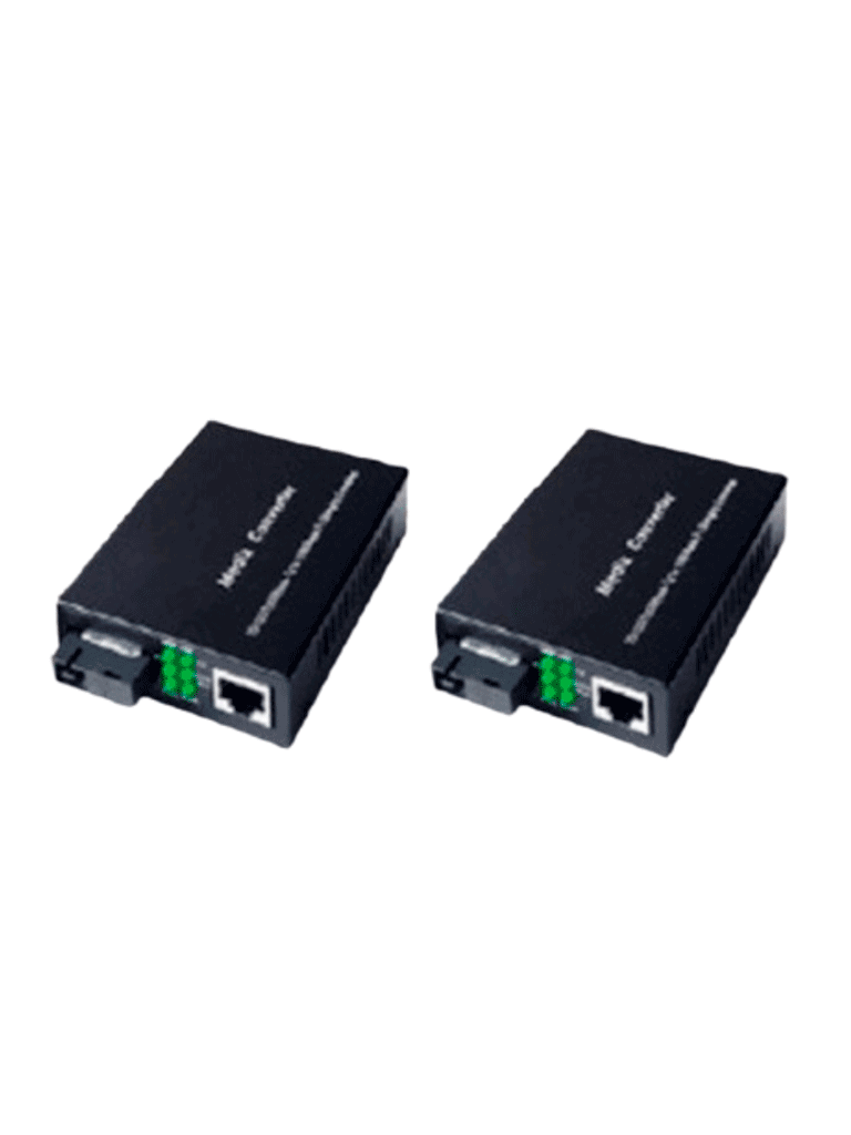 TCE - GMC11CS+GMC112CS - Par de convertidores de medios VDM Monomodo, 1 puerto RJ45 10/100/1000, 1 puerto SC/UPC, hasta 20KM #FO#NUEVO1M