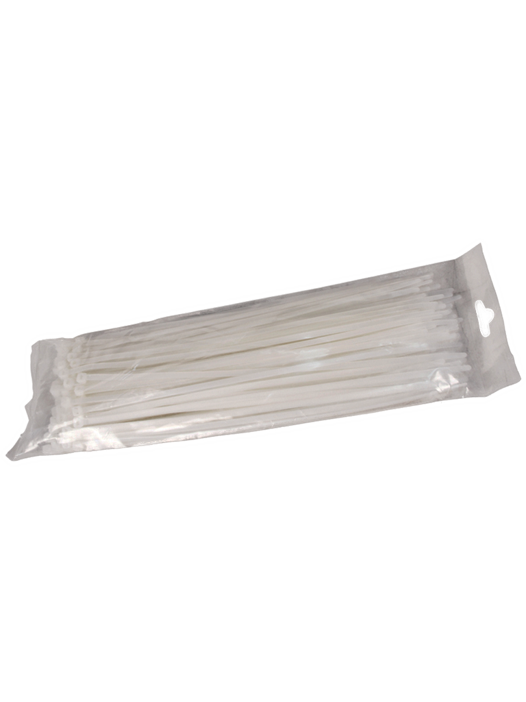 SAXXON CN36X150 - Cincho sujetacable / 3.6  mm X 150  mm / Blanco / Bolsa con 100 piezas / Nylon