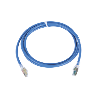 Patch Cord Z-MAX Cat6A UTP, CM, 7ft, Color Azul, Versión Bulk (Sin Empaque Individual)