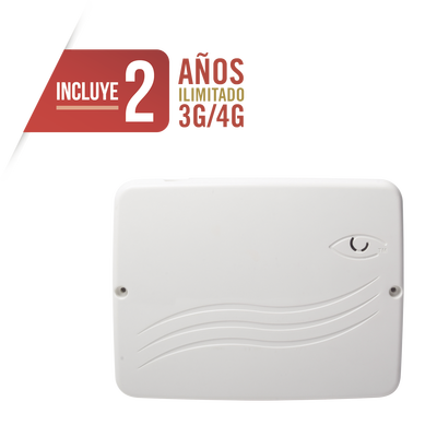 Panel de Alarma Cloud Híbrido 4G LTE / 8 Zonas Cableadas, 32 Inalámbricas / INCLUYE 2 AÑOS 3G/4GLTE ILIMITADOS / Programación 100% vía WEB / ALTA SEGURIDAD  