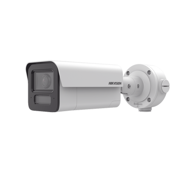 Bala IP 4 Megapixel / Lente 4 mm / 80 mts IR EXIR / DeepinView / Analíticos de 80 Metros de Distancia con Protección Perimetral / Micrófono y Bocina Integrado / IP67 / IK10 / H.265+ / DARKFIGHTER 2.0 / WDR 120 dB / Micro SD