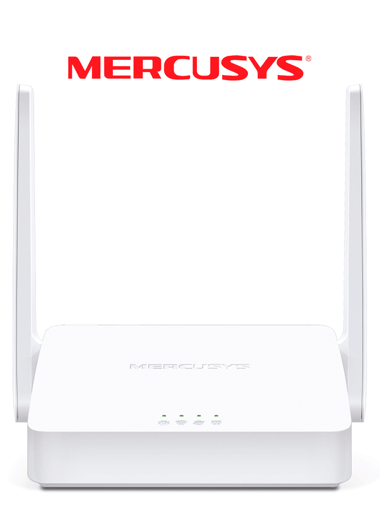 MERCUSYS MW302R -   Router inalámbrico N de 2.4 GHz con velocidad de 300 Mbps, 1 puerto WAN 10/100 Mbps, 2 puertos LAN 10/100 Mbps y 2 antenas de 5 dBi. Compatible con IPv6 e IPTV.  #MER79