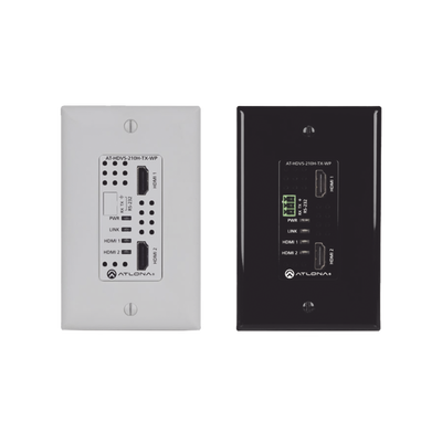 ATLONA SINGLE GANG DUAL HDMI WALL TRANSMITTER 