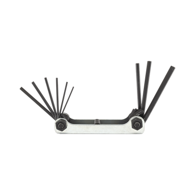 Juego de 9 Llaves Allen 0.050", 1/16", 5/64", 3/32", 7/64", 1/8", 9/64", 5/32" y 3/16"