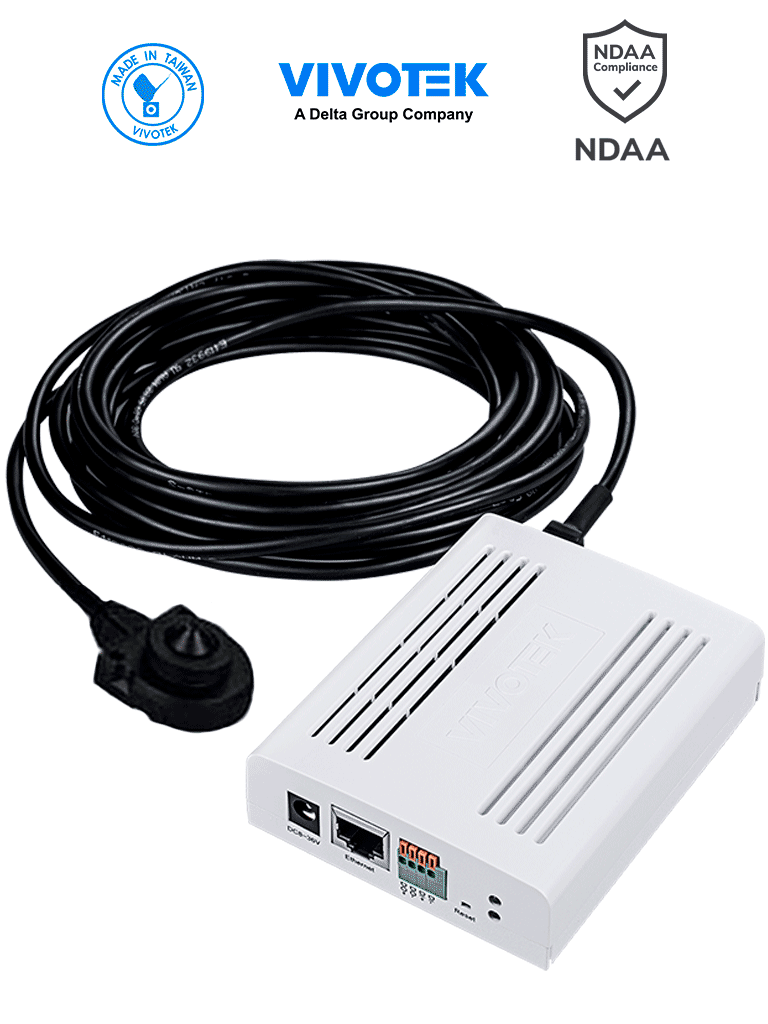 VIVOTEK CU9171-HF - Lente plano tipo Pinhole, 4 Megapixeles, WDR PRO, Lente fijo 3.7mm, Cable de 5 metros