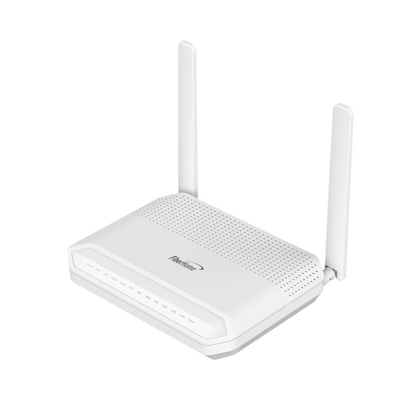 ONU GPON WiFi 6, 2.4/5 GHz, 4 puertos Gigabit + 1 POTS + 2 USB, conector SC/UPC (Gestión WAN a Través de OLT Fiberhome)