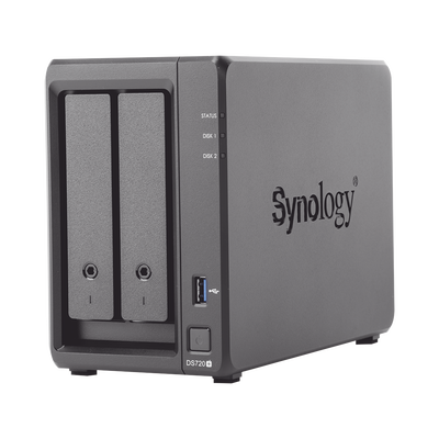 Servidor NAS de escritorio con 2 bahías / Expandible a 7 bahías / Hasta 112 TB 