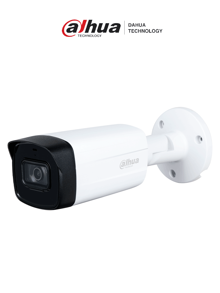 DAHUA HAC-HFW1500TH-I8 - Camara Bullet de 5 Megapixeles/ Lente de 3.6 mm/ 92 Grados de Apertura/ IR de 80 Mts/ IP67/  Soporta: CVI/CVBS/AHD/TVI/ 