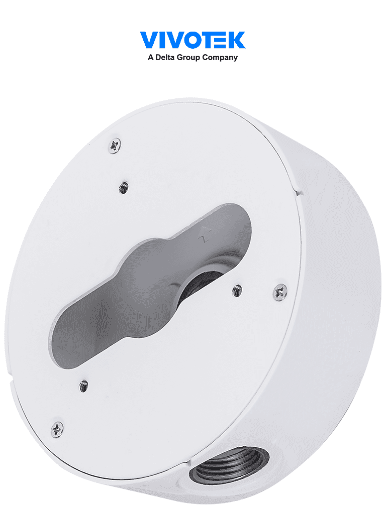 VIVOTEK AM-71E - Caja de conexiones para exterior, para camaras bullet y domo, color blanco, Material de aleacion de aluminio, modelos compatibles: IB9360-H, IB9380-H, IB9369, FD9369, IB9383-H(T)V