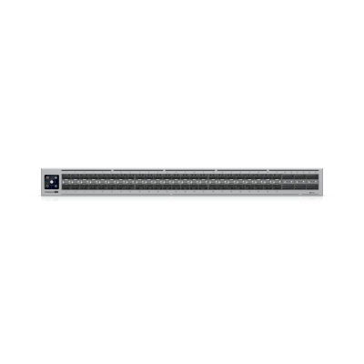 UniFi Switch Enterprise Campus Aggregation, Capa 3, 48 puertos Etherlighting SFP28 de 40G/100G, 6 puertos QSFP28 de 100G, 5 abanicos, ruteo dinámico BGP, doble fuente redundante, alta disponibilidad, enlace multichasis (MC-LAG)