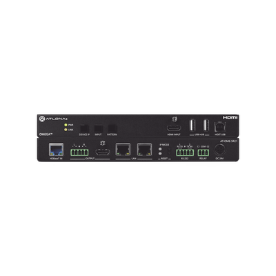OMEGA 4K/UHD HDMI OVER HDBASET RECEIVER W/SCALER ;  ETHERNET ;  RS232 ;  AUDIO OUTPUT ;  