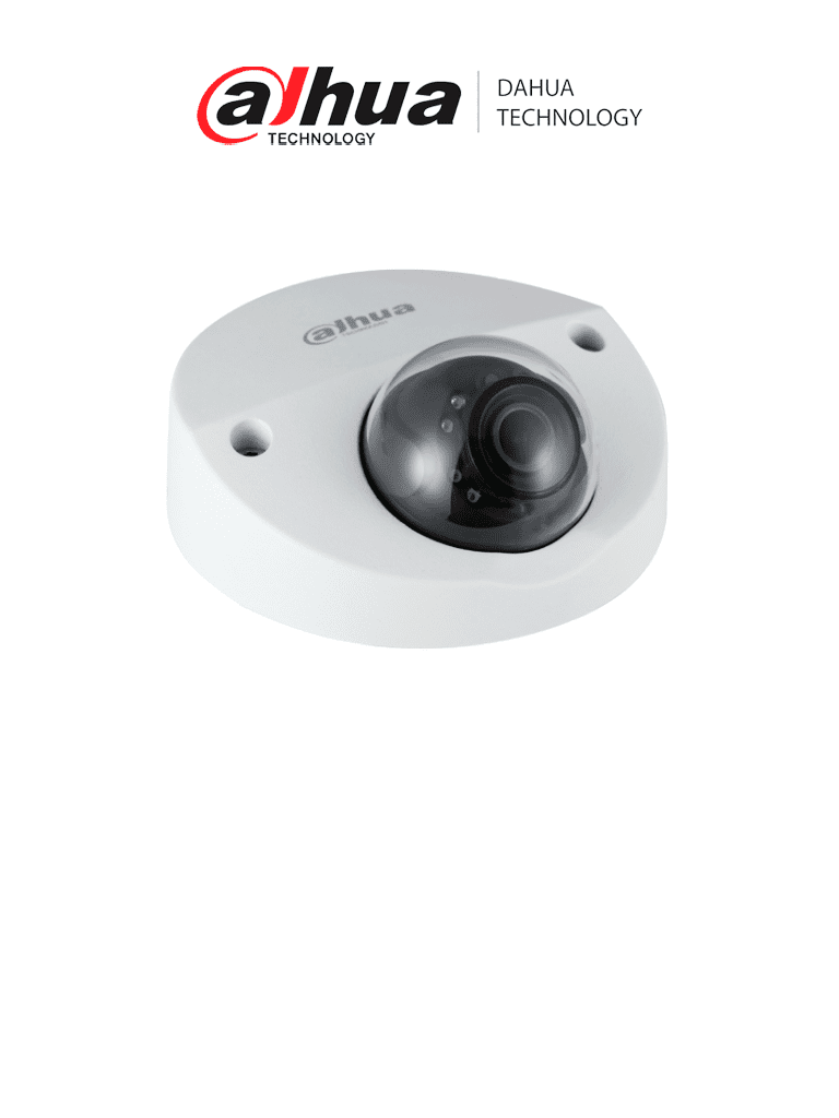 DAHUA HDABW2231FM- CAMARA DOMO HDCVI ESPECIAL PARA DVR MOVIL DAHUA 1080P/ 720P/ LENTE 3.6MM/ WDR REAL/ AUDIO/ IP67/ IK10/ LUZ IR 20M/ 