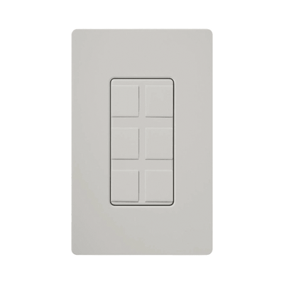 Caja de pared para varios contactos de red o tel, 6 mini espacios 
