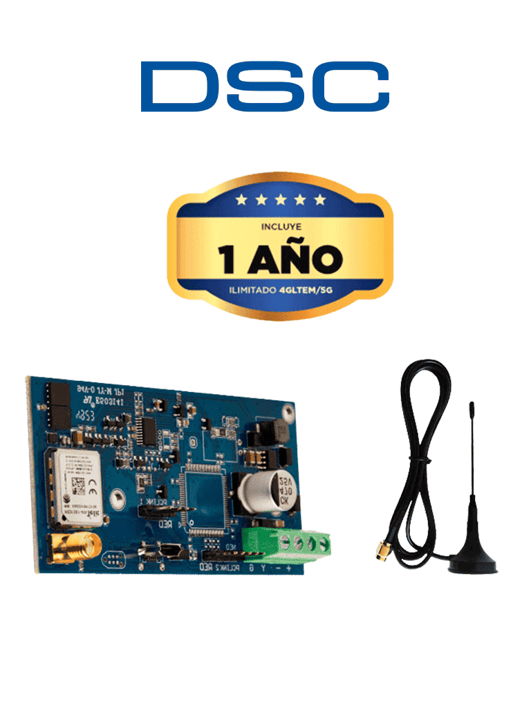 DSC LE4050M - Comunicador celular DSC Connect dual eSIM 5G/LTE compatible con PowerSeries y Power Series Neo #PLANDEBENEFICIOS #DSCDEALS #DSCHOTDEALS