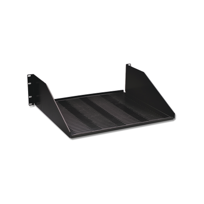 Charola para soportar equipo en Rack de 19in, ventilada, 3UR, Color Negro
