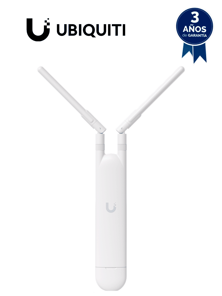 UBIQUITI UAP-AC-M - UniFi Mesh AC: Access Point para exteriores con doble banda 802.11ac, MIMO 2x2, potencia de 20 dBm, hasta 1167 Mbps. Incluye Inyector PoE  #UBI19DL