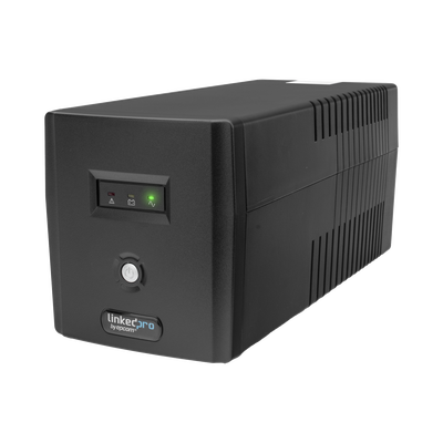 UPS 1000VA/600 W Línea Interactiva 120Vca / 6 tomas 5-15R (4 Respaldadas) / Regulación de Voltaje / Protección RJ45