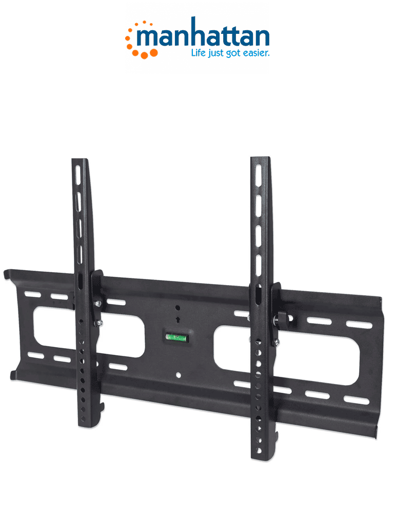 MANHATTAN 424752 - Soporte de Pared para Pantallas de 37 a 70 Pulgadas/ 75 Kg de Carga/ Ajuste Vertical/ Acero Reforzado/ VESA 200/ 400x200/ 300/ 400/ 600x400/#I&MBFIN