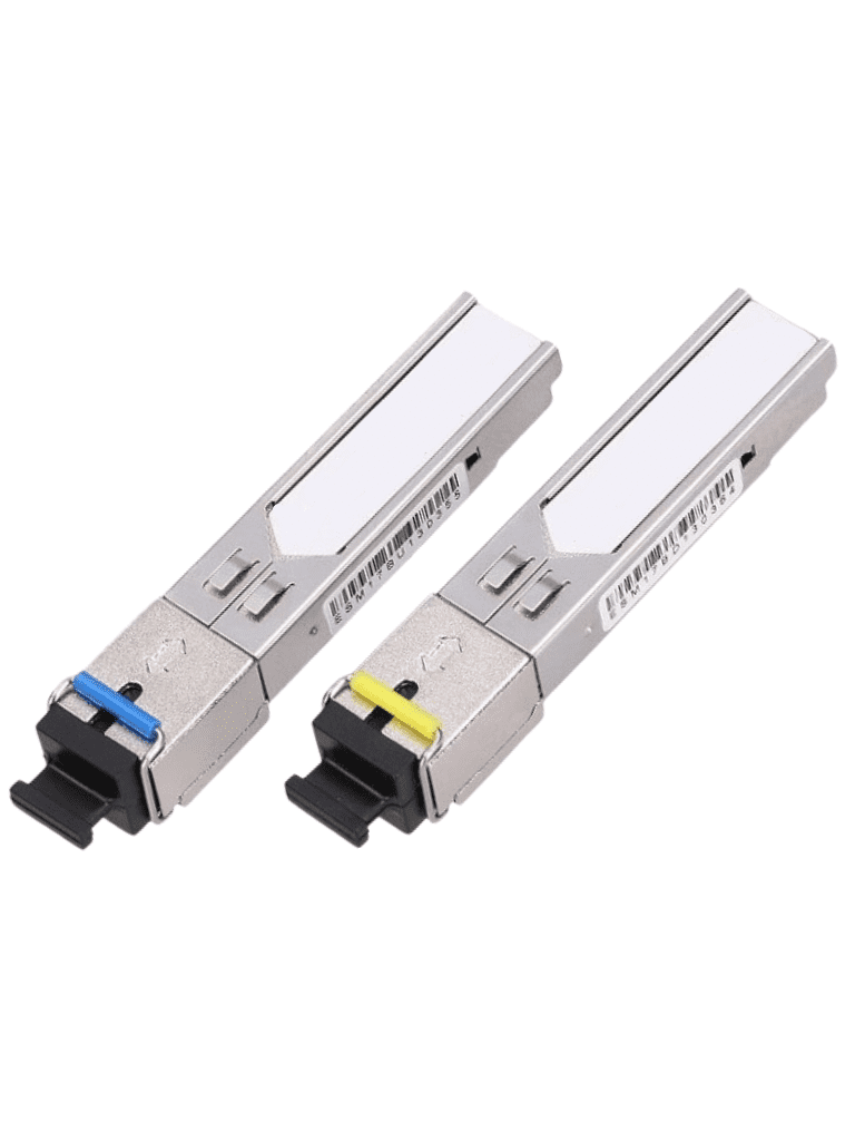 TCE - SFP-GE-LX-1310/1550nm SC - Par de transceptor fibra óptica SFP monomodo / TX1310/RX1550nm / Bidireccional / DDM / Conector SC simple / mini-Gbic / Velocidad 1.25Gbps / Hasta 20 KM de conexión #FO #NUEVO1M