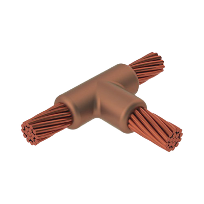 Molde para Soldadura exotemica tipo T para cable 2/0 AWG - 2 AWG. 