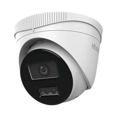 HiLook Series / Turret IP de 2 Megapixel   / Lente 2.8 mm / 30 mts IR / Micrófono Integrado / Exterior IP67 / PoE / dWDR / H.265+ / ONVIF
