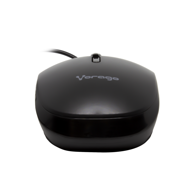 MOUSE VORAGO NEGRO OPTICO ALAMBRICO 4 BOT. USB 800/1,200 DPI MO-100