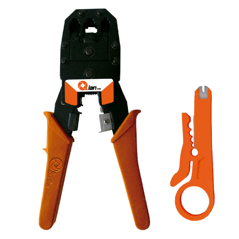 PINZA PONCHADORA QIAN QAP-37401 BAGONG/ RJ45/RJ11/RJ12