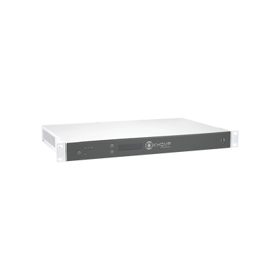 Servidor integrado con 3 ranuras para módulos E1, GSM 2G y 3G, FXS/FXO, hasta 46 canales y hasta 64 llamadas simultaneas, ideal para 3CX