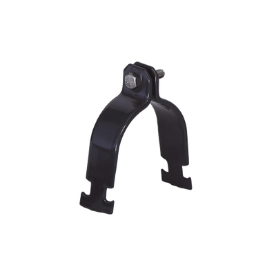 Abrazadera Unicanal con Recubrimiento de PVC de 1 1/2" (38 mm).