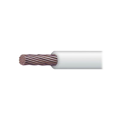 Venta por metro / Cable Eléctrico de Cobre / Recubierto THW-LS / 14 AWG / 19 Hilos / Color blanco