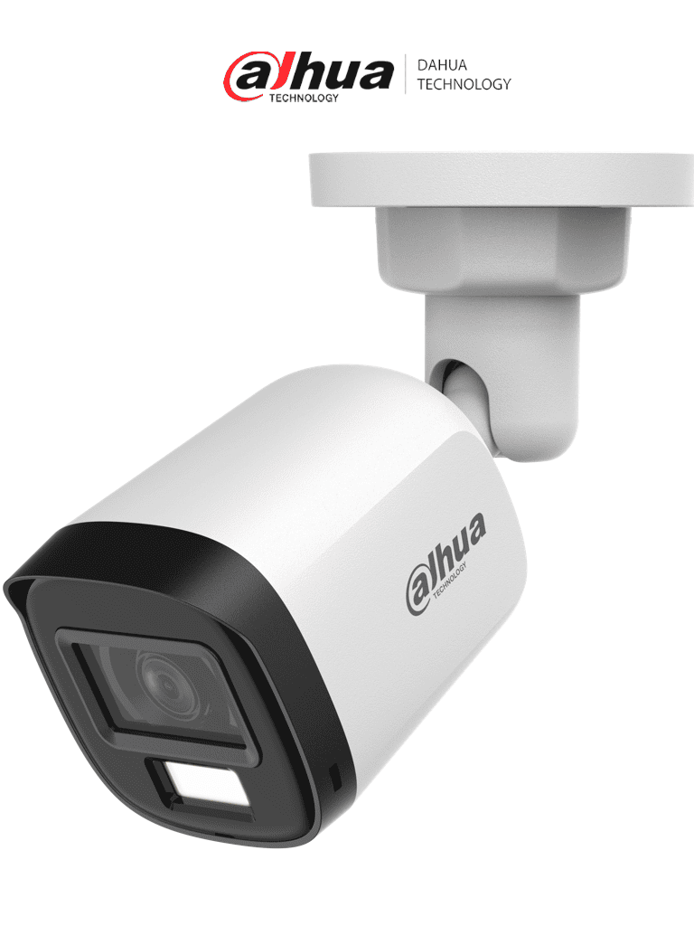 DAHUA DH-HAC-B1A21N-U-IL-A- Cámara Tipo Bala de 2 Megapíxeles & 1080P/ Lente de 2.8 mm Con Apertura de Hasta 100°/ Iluminación IR Inteligente de Hasta 30m/ Micrófono Integrado/ Para Exterior IP67/ #LONUEVO