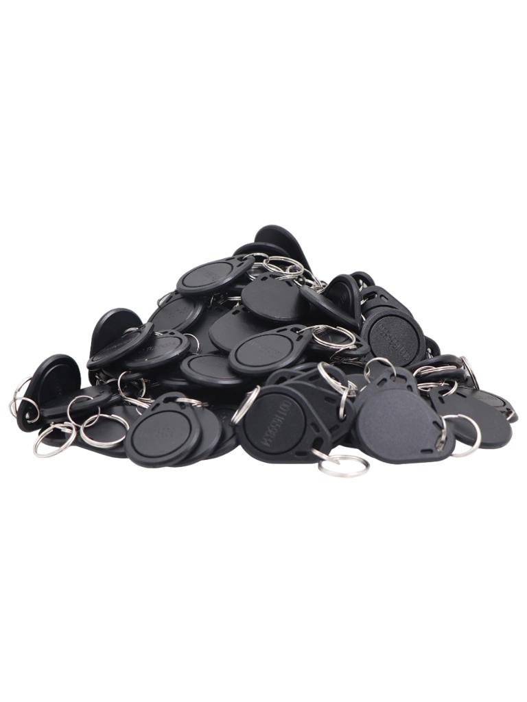 ZKTECO TAG03ID - Bolsa con 100 Llaveros ID con Frecuencia de 125 kHz, con Folio Grabado, Color Negro - Imagen 3