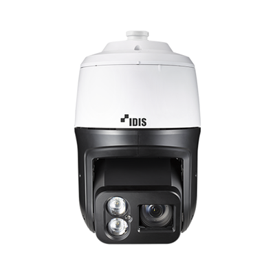 Cámara DOMO PTZ IP 2MP | WDR Real 120 dB | Exterior IP66 | IK10 | Alarma E/S  | High-PoE/24VCA | ICR 