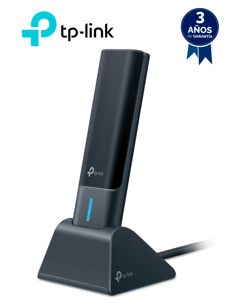 TP-LINK Archer TXE70UH - Adaptador USB inalámbrico de alta ganancia Wi-Fi 6E AXE5400 , velocidades de hasta 2402 Mbps (6 GHz) + 2402 Mbps (5 GHz) + 574 Mbps (2,4 GHz),  triple banda: bandas de 2,4 GHz, 5 GHz y 6 GHz , OFDMA y MU-MIMO ,  USB 3.0