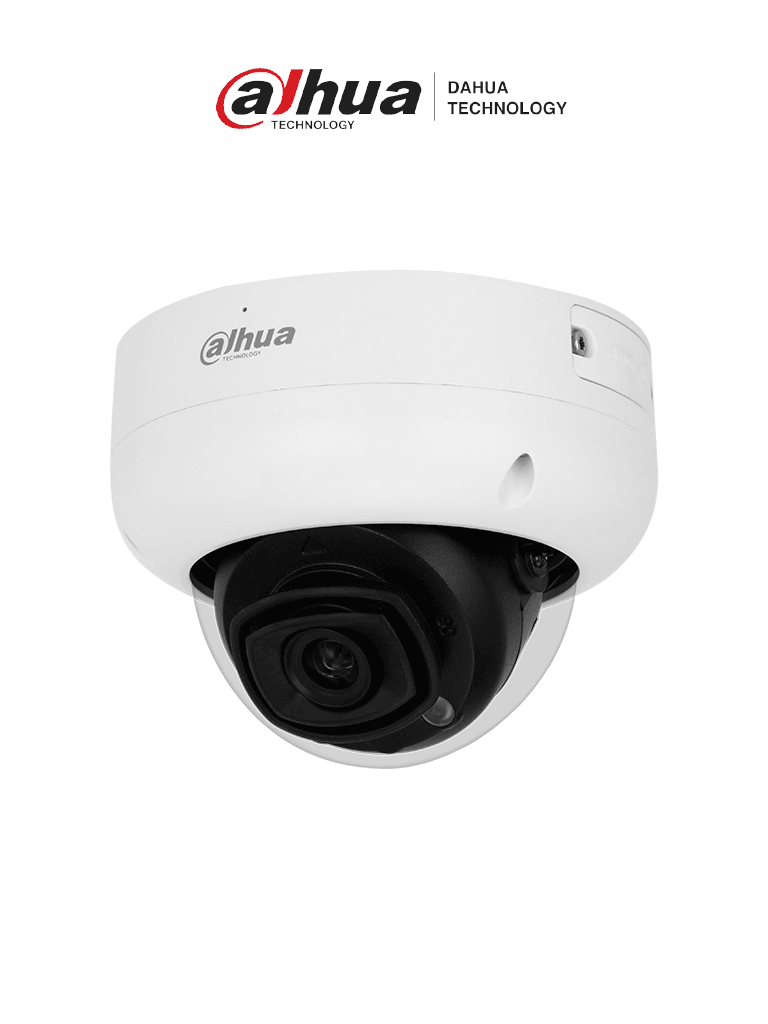 DAHUA IPC-HDBW5241RN-ASE-V2 -Cámara IP Antivandálica Resolución de 2MP/Lente 2.8 mm/ ∢ 106°/ IR 50 mts/ IA WizMind/ Detección Facial/ Protección Perimetral/ Conteo de Personas/Starlight/ ePoE/ WDR/ H.265/ IP67/ IK10/ E&S Alarma/ E&S Audio#IMD #MCI2 #IPMC