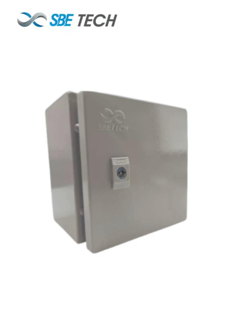 SBE TECH 303015 - Gabinete metálico 30.0 cm x 30.0 cm x 15.0cm / Para uso exterior / IP65 / NEMA 4 / Fabricado en Acero calibre 14 