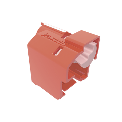 Kit de 10 Dispositivos Para Impedir Desconexión de Plug RJ45, Color Rojo, Incluye Herramienta para Instalar/Retirar 