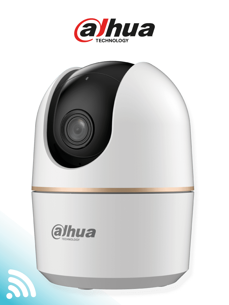 DAHUA DH-H3A - Cámara IP Domo Motorizado Wifi de 3 Megapíxeles con IA, autotracking, audio bidireccional (micrófono y altavoz), sirena integrada, IR de 10 m, detección de humanos y ranura MicroSD #WiFiDahua #ANIVDICW