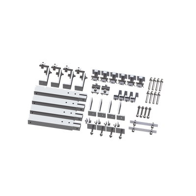 Caja de accesorios de aluminio  anodizado para montaje VEKTOR8R , arreglo 1X4 para techo