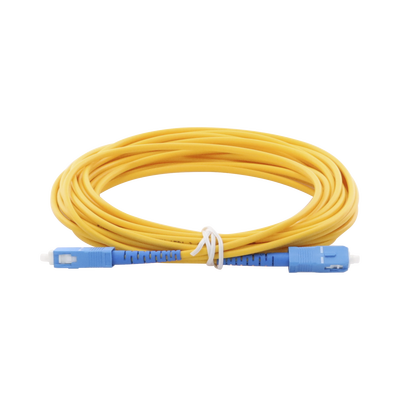 Jumper de Fibra Óptica Monomodo SC/UPC-SC/UPC Simplex de 6 metro, 3mm