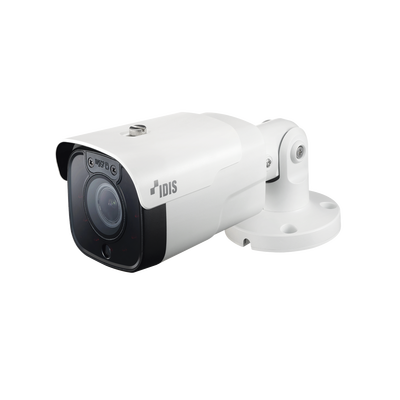 Cámara Bala IP de 5 Megapíxeles | Calefactor Interconstruido | Entrada y Salida de Alarma | IK10 | Exterior IP67 | IR 30 m | Lente Motorizado 3 mm - 13.5mm | ICR Dia y Noche | MicroSD Hasta 512GB | WDR Real 120dB | Cumple con NDAA