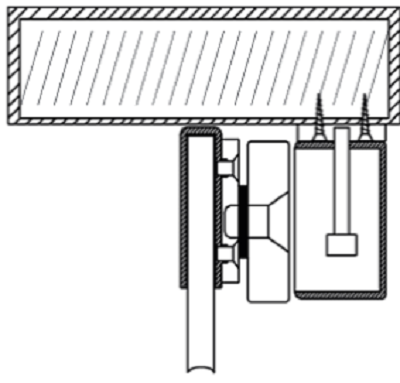 YLI MBK280UL - Soporte de Fijación tipo U para Puerta de Vidrio sin Marco / Compatible con Cerradura Magnética YM280NLED - Imagen 5