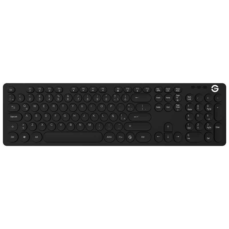 Getttech Teclado Backlit Ignite, Gray - Modelo:: GTI-28201G