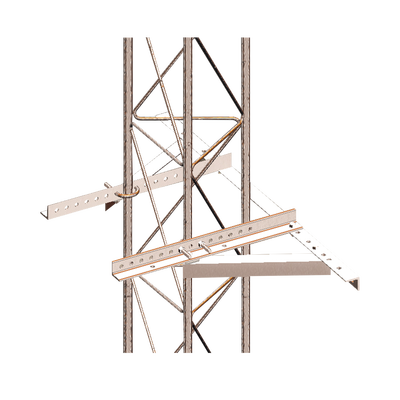 Montaje Sujetador A Pared P/Tramo  STZ30/35/45 Galvanizado Electrolítico.