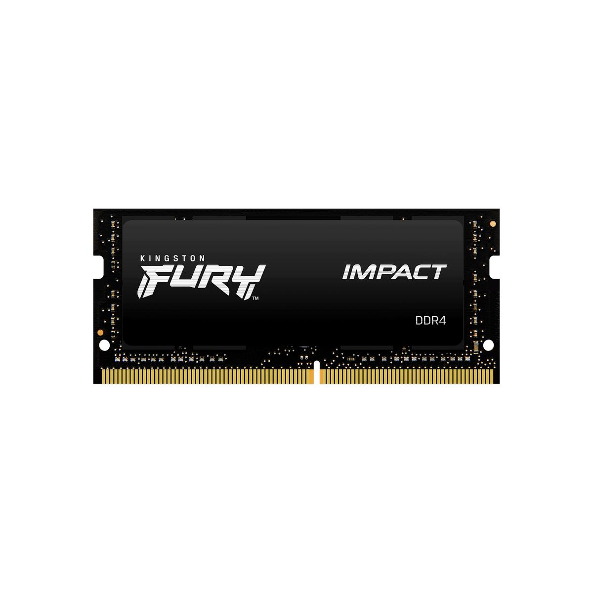 MEMORIA SODIMM DDR4 KINGSTON FURY IMPACT 32GB 3200MHZ (KF432S20IB/32)