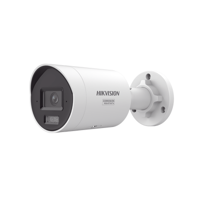 [Dual Light + ColorVu 3.0 + HikAI] Bala IP 6 Megapixel / Lente 2.8 mm / 40 mts IR + Luz Blanca / 2 Microfonos Integrados / Exterior IP67 / Estrobo Azul y Rojo /  WDR 130 dB / ACUSENSE 3.0 / Metal / NEMA 4X / ACUSEARCH